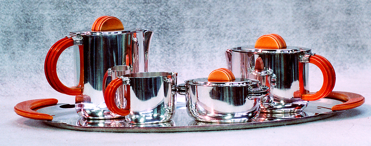Restored Art Deco Coffee and Tea Service Art Deco Coffee Service